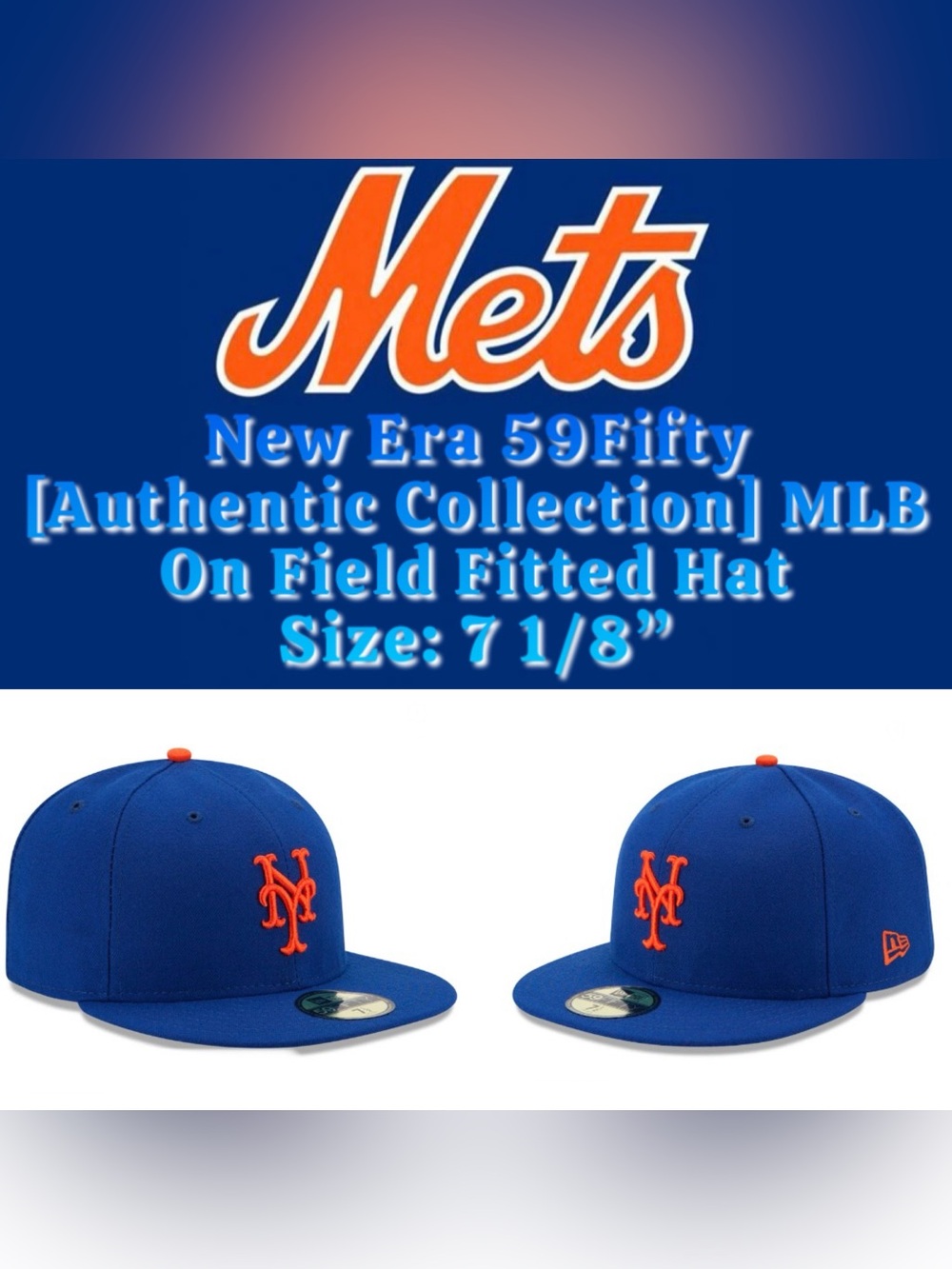 New Era - New York Mets 59FIFTY [Authentic Collection On Field Fitted Hat]